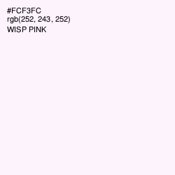 #FCF3FC - Wisp Pink Color Image